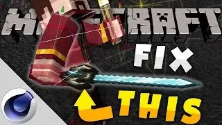 Как навсегда исправить ошибку растяжения рук/предметов в FMR 5.0 &mdash; Cinema4D Minecraft Animation