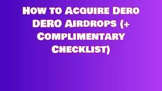 Grab Dero DERO Airdrop for Free | Learn How to Swap or Sell Dero DERO Airdrop