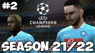 PES 2014: UEFA CL 21/22 with Napoli (Ep.2)
