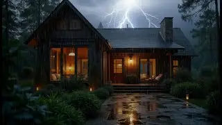 Rainy Forest Night 🌧 | Sleep Peacefully with Gentle Rain Sounds