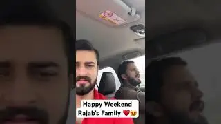 Happy Weekend Rajab's Family Stay Safe 😍 ❤️ #viralvideo #youtubevideo #rajabislive