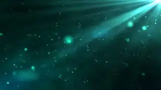 Screensaver || Ray Light Smoke Ground Dark Cyan Particle Animation Loop || Royalty Free || No CR.