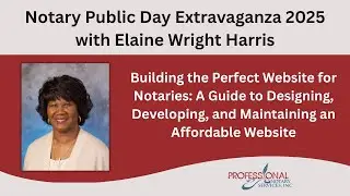 Notary Public Day Extravaganza 2025 with Elaine Wright Harris