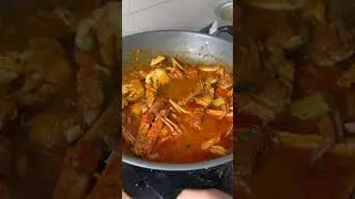 Crab curry in the works. #crabcurry #indianfood #crab