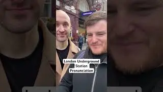 London Station Name Pronunciation With @papateachme #britishaccent #englishlearning