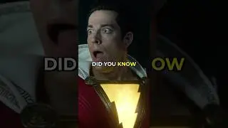 Did you know for SHAZAM&hellip;