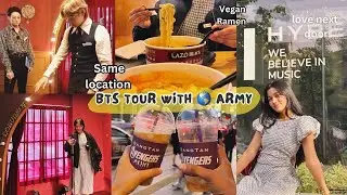 Indian girl in Korea | Global Army Tour | BTS building, HYBE ,vegan ramen #unfiltereddayinmylife