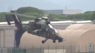 French and German Army EC665 Tigres - Le Luc LFMC September 2016