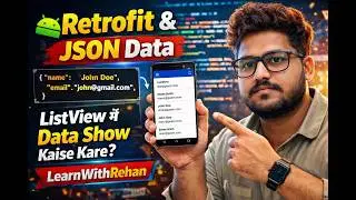 Android Retrofit Tutorial | JSON Data ko ListView me Kaise Show Kare? (Step by Step) #retrofit #java