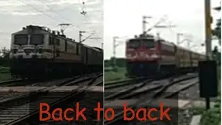 BACK TO BACK ARRIVEL OF PINAKINI & DOUBLE DECKER EXPRESS PART-4 l Indian railways.