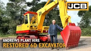 Восстановленный экскаватор #JCB 6D Питера Эндрюса