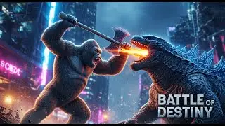 King Kong vs Godzilla: The Battle of Destiny #kingkong #movie #ai