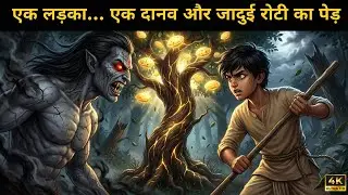 दानव को मात देने वाला  लड़का | जादुई रोटी का पेड़ | #hindistories #moralstories