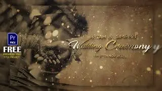 New Wedding Title Template । Free Premiere Pro Project । Free Wedding Title 