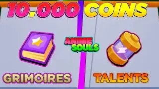 10.000 COINS EM TALENTO E GRIM&Oacute;RIO NO Anime Souls