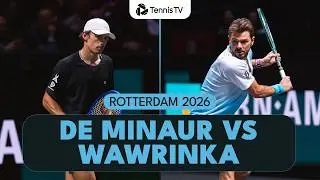 De Minaur & Wawrinka Face Off In Round 2 | Rotterdam 2026 Highlights