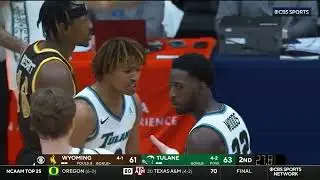 Touko Tainamo Game Winner | Wyoming vs Tulane Basketball Full Ending 11-27-24