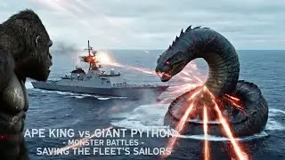 Ape King vs Giant Python: Saving the Fleet&rsquo;s Sailors |  Monster Battles!