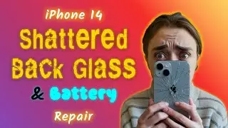 iPhone 14 Battery and Back Glass Repair I Replacement I Tutorial I Quick Fix #mtrecomit