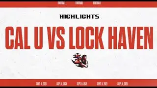 HIGHLIGHTS Cal U vs Lock Haven (FOOTBALL) 9-11-21