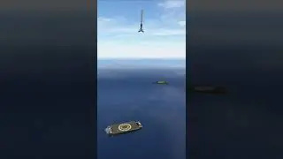 Rocket landing fail - first stage rocket simulator #shorts #rocket