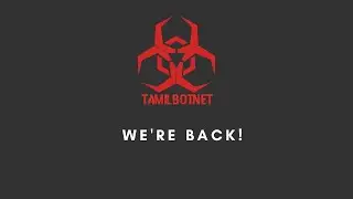 We're back!  @tamilbotnet