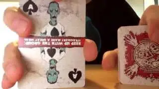 Zombie playing cards