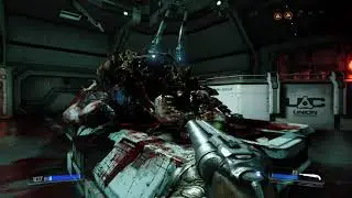 when you fall of 9 stories and the doom guy shoots you in the face