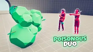 POISONOUS DUO VS EVERY UNIT | TABS GAMEPLAY