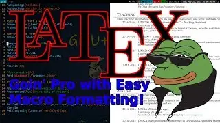 Простое пользовательское форматирование в LaTeX с помощью макрофункций!