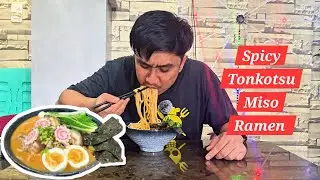 Spicy Tonkotsu Miso Ramen😋