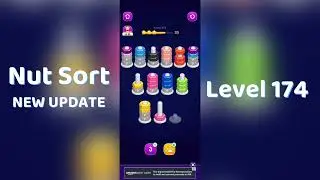 🧩 Nut Sort Level 174 Walkthrough | Step-by-Step Guide 🎮 | Mini Boss