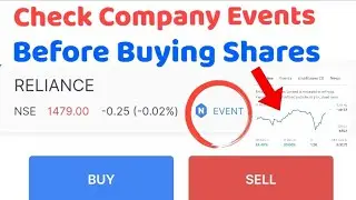 How to check company events in Zerodha Kite app | Stock Market Company Events Before you buy Shares