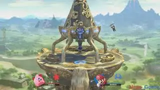 Great Plateau Tower Stage View with Ambience - Super Smash Bros Ultimate
