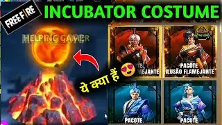 Free Fire Next Incubator Dress 😍|New Lootbox,All Gold Royal Costume!
