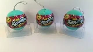 Shopkins Christmas Ornaments in a Surprise Blind Bauble