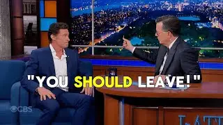 Hugh Jackman KICKED OFF Stephen Colbert's Show After Heated Clash