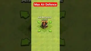 Air Defence Level 1 to Max 😱 | Epic COC Animation #cocshorts #coc #clashofclans #shortsfeed
