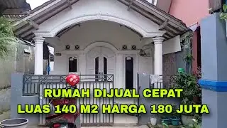 RUMAH DIJUAL CEPAT 180 JUTA LUAS TANAH 140 METER LEUWILIANG BOGOR #rumahmurah #rumahdijual