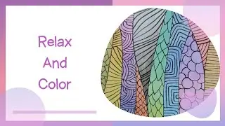 Coloring Zentangle Art Of Calm Colouring