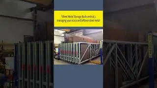 sheet metal storage rack vertical #industrialstorageracks #manufacturing