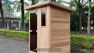 Compact Home Sauna | Personal Wooden Sauna for Daily Wellness