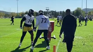Sights and Sounds from Steelers Practice: Dan Moore Jr. Back, Zach Banner Still Working 10/19/21