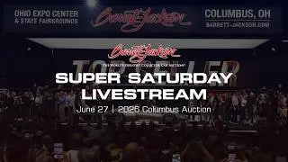 Barrett-Jackson Super Saturday Livestream Replay // 2026 Columbus Auction // Saturday, June 27