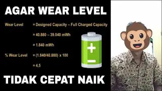 Cara agar Wear Level pada Baterai Laptop Tidak Cepat Naik [ ACER E5-476G GeForce MX150 ]