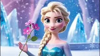 ❄️🌸✨ Elsa and the Ice Orchid