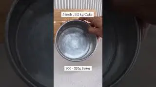 CAKE TIN TO BATTER RATIO | AVOID OVERFLOW & FLAT CAKES #shorts #bakingtips