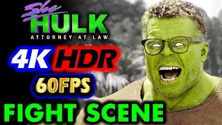 SHE HULK Episode 1 Fight Scene (4K HDR 60FPS) | (2022)