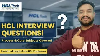 HCL Interview Questions | HCL Placement Pro Technical + HR Questions | ABES Engineering College