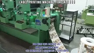 SHIKI F330 OFFSET LABEL PRESS | INTERMITTENT ROTARY LABEL PRINTING MACHINE | 5 COLOUR PRINTING PRESS